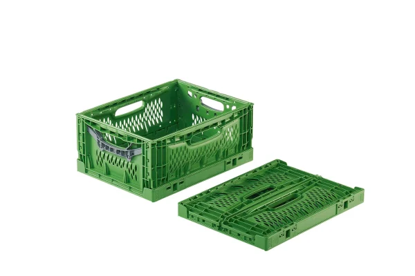 Boîte pliante 400x300x180 mm verte