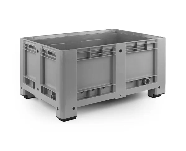 Caisse-palette 1200x800x580 mm | fermé avec 4 pieds